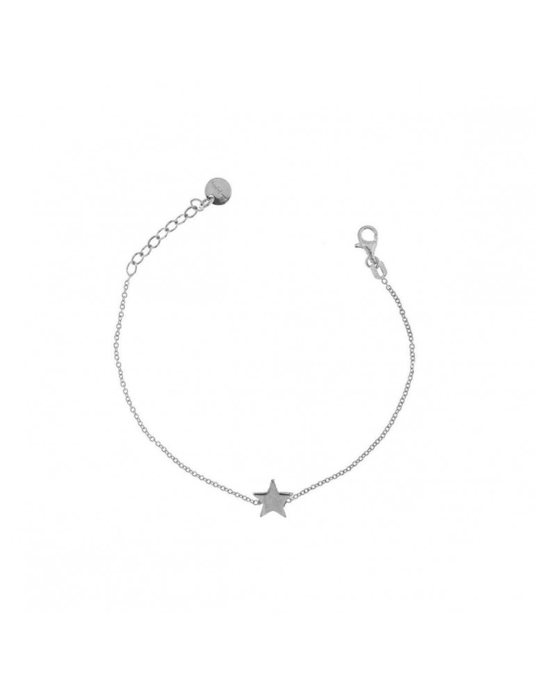 Rue Des Mille | I Sogni Son Desideri | Bracciale in argento 925‰  con stella | BR-002 CAT STE RH