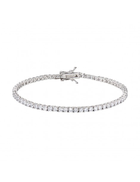 Amen | Tennis | Bracciale tennis in argento 925‰ con zirconi bianchi | TNBB25