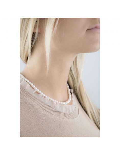 Comete Gioielli | Fantasie Di Perle | Collana in Oro 750‰ con perle coltivate acqua dolce | FWQ 103 AM45