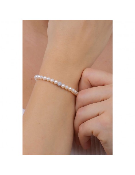 Comete Gioielli | Fantasia | Bracciale in Oro 750‰ con perle coltivate acqua dolce | BRQ 196 B