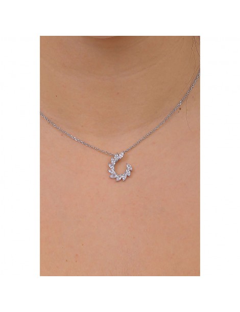 Comete gioielli | Glamour | Collana In Argento 925‰ con zirconi bianchi | GLA 259