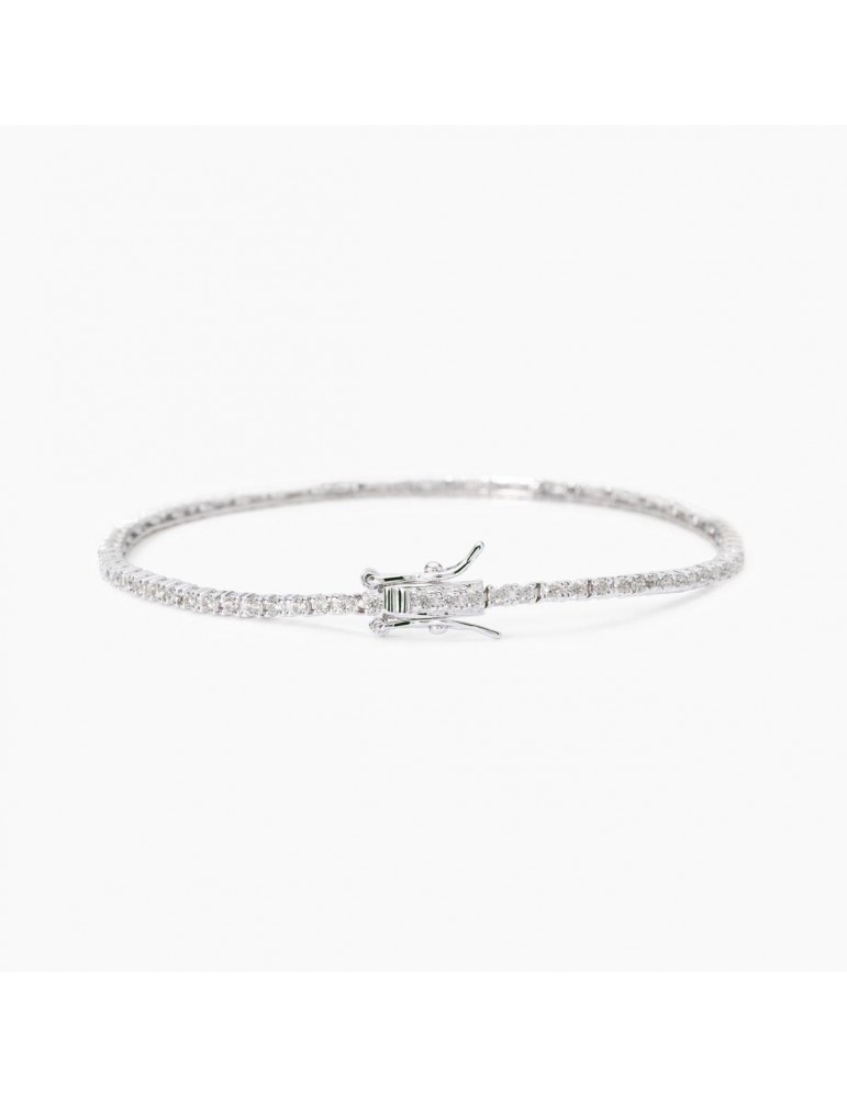 Mabina gioielli | Tennis Club | Bracciale tennis in argento 925‰ con zirconi bianchi | 533879