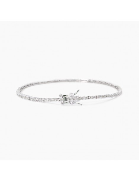 Mabina gioielli | Tennis Club | Bracciale tennis in argento 925‰ con zirconi bianchi | 533879