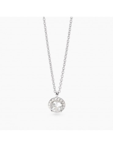Mabina gioielli | Revival | Collana in argento 925‰ con zirconi bianchi | 553715