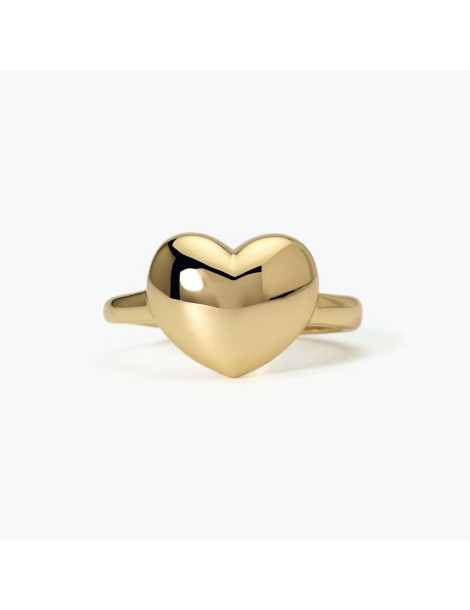 Mabina gioielli | Don't Say Love | Chevalier in argento 925‰ dorato con cuore | 523380