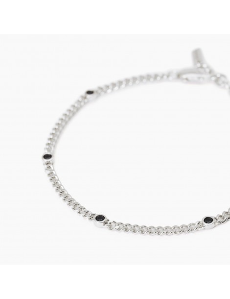 Mabina gioielli | Spotlight | Bracciale in argento 925‰ con zirconi neri | 533845