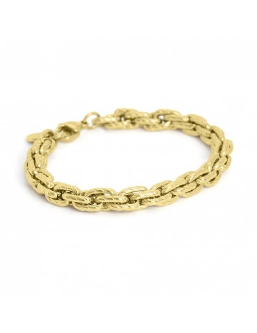 Stroili | Lady Code | Bracciale catena in acciaio dorato | 1683736