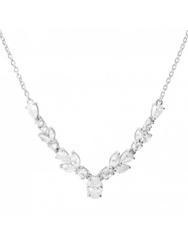 Stroili | Silver Elegance | Collana in argento 925‰ con zirconi bianchi | 1688384