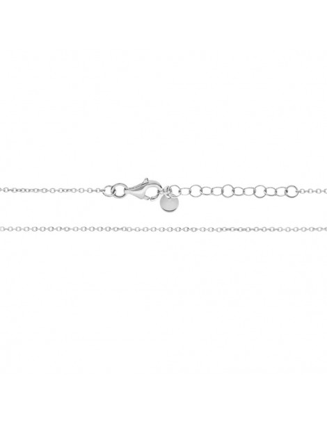 Stroili | Silver Shine | Collana in argento 925‰ con doppio cerchio e zirconi bianchi | 1691552