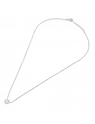 Stroili | Silver Pearls | Collana in argento 925‰ con fiore perla sintetica e zirconi bianchi | 1691444