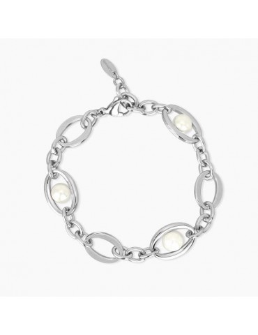 2Jewels | Bracciale in acciaio con perle | 232057