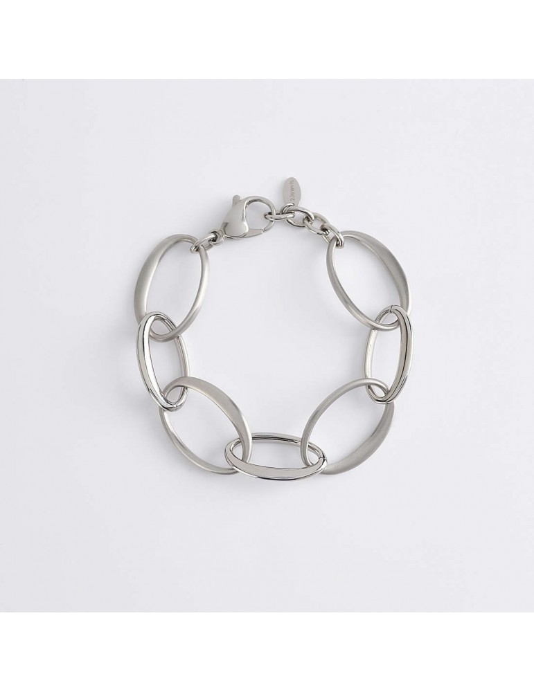 2Jewels | Bracciale in acciaio con maglie ovali | 232283