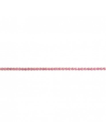 Stroili | Romantic Shine | Bracciale tennis in metallo con cristalli rosa | 1685830