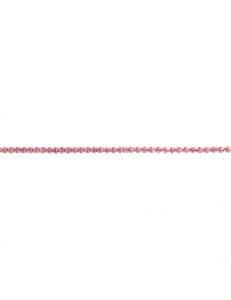 Stroili | Romantic Shine | Bracciale tennis in metallo con cristalli rosa | 1685830