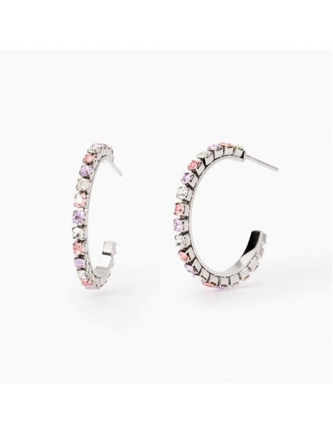 2Jewels | Orecchini in acciaio con zirconi multicolor | 261462