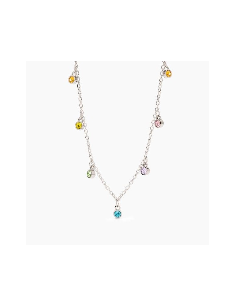 2Jewels | Collana in acciaio con zirconi multicolor | 251930