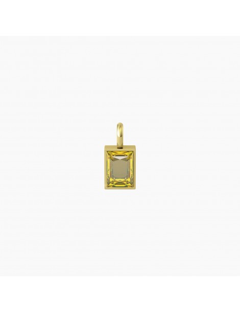 Kidult By You | Energia | Sogni | Charm in acciaio dorato con zircone giallo | 741129