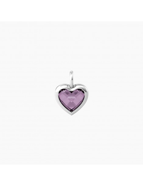 Kidult By You | Energia | Vita | Charm in acciaio con glass viola | 741093