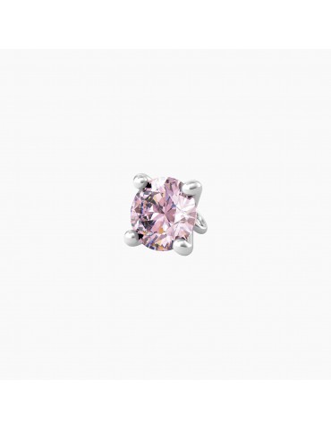 Kidult By You | Energia | Obbiettivo | Charm in acciaio con zircone rosa | 741118