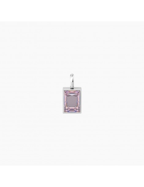 Kidult By You | Energia | Sogni | Charm in acciaio con zircone rosa | 741136