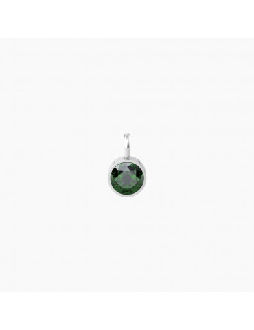 Kidult By You | Energia | Sogni | Charm in acciaio con zircone verde | 741126