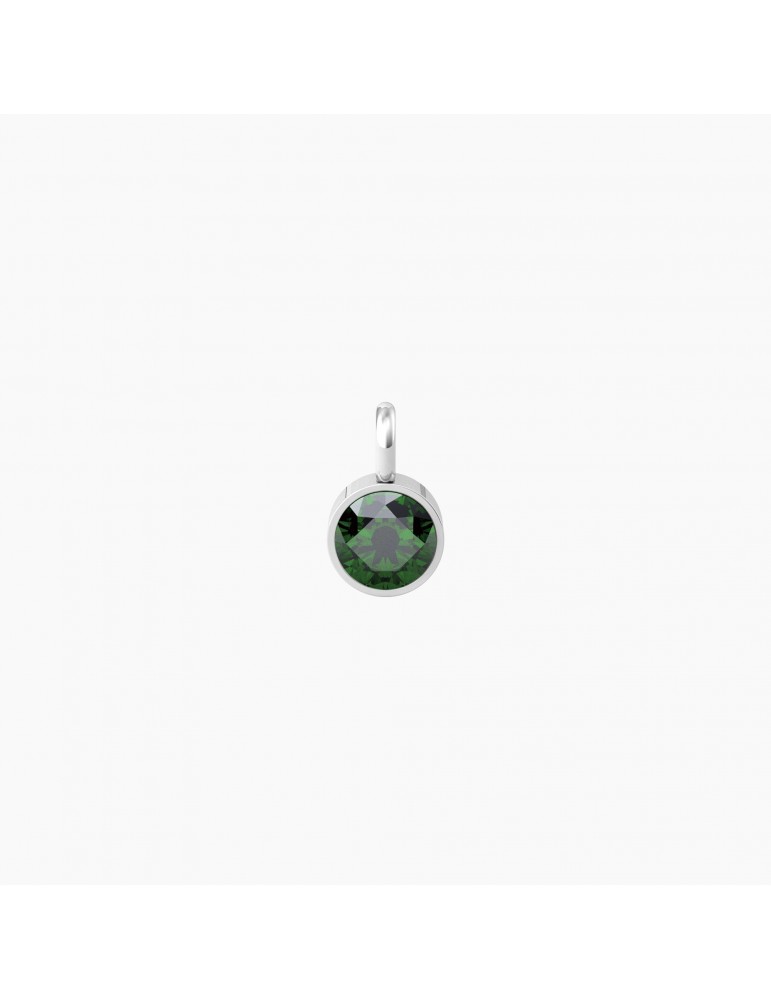 Kidult By You | Energia | Sogni | Charm in acciaio con zircone verde | 741126