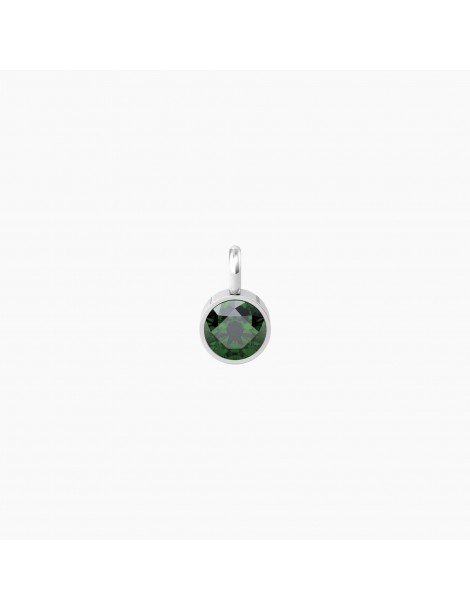 Kidult By You | Energia | Sogni | Charm in acciaio con zircone verde | 741126