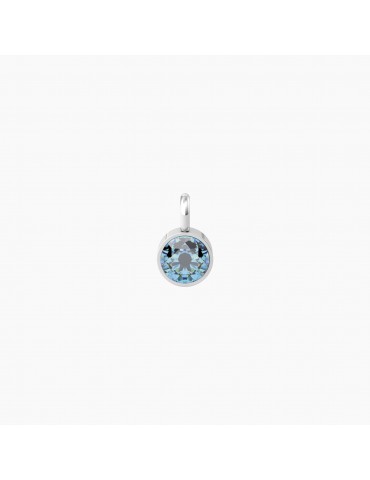 Kidult By You | Energia | Sogni | Charm in acciaio con zircone azzurro | 741127