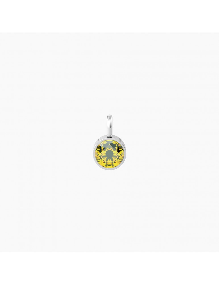 Kidult By You | Energia | Sogni | Charm in acciaio con zircone giallo | 741124