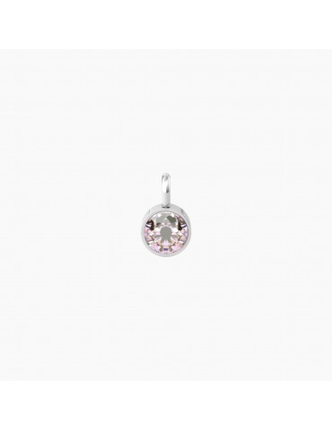 Kidult By You | Energia | Sogni | Charm in acciaio con zircone rosa | 741125