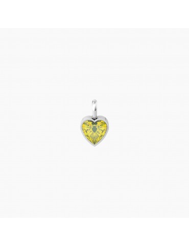 Kidult By You | Energia | Sogni | Charm in acciaio con zircone giallo | 741130