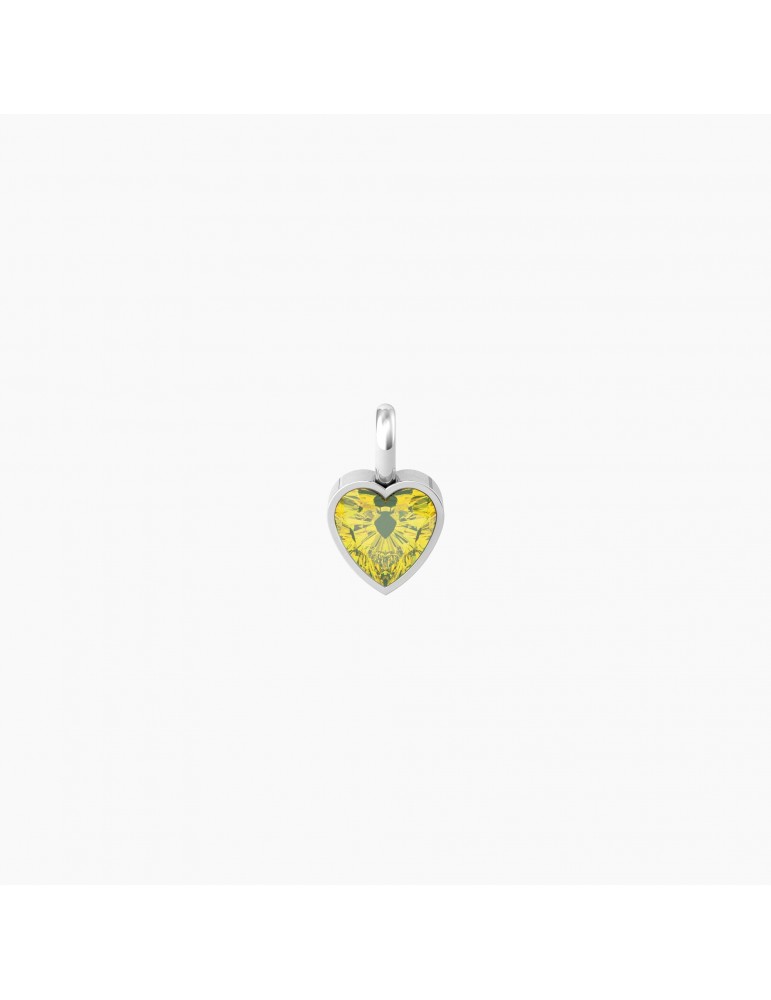 Kidult By You | Energia | Sogni | Charm in acciaio con zircone giallo | 741130