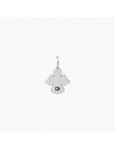 Kidult By You | Angelo | Protezione | Charm angelo in acciaio con cristallo bianco | 741077