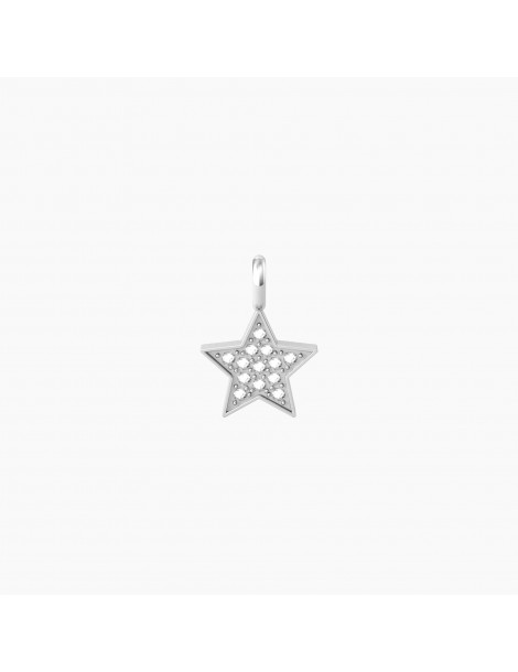 Kidult By You | Stella | Sei Speciale | Charm stella in acciaio con cristalli bianchi | 741071