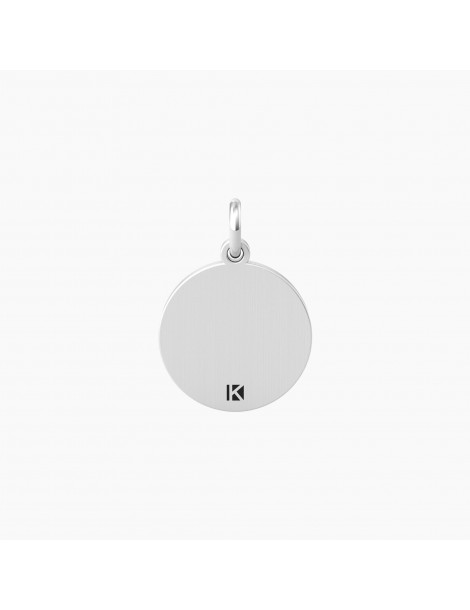 Kidult By You | Happy Birthday | Charm in acciaio con scritta e cristallo bianco | 741010