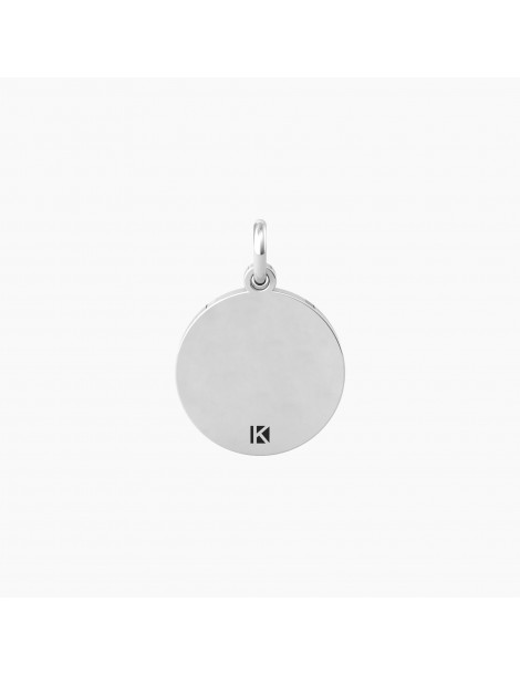 Kidult By You | Graduate | Charm in acciaio con scritta e cristallo bianco | 741011