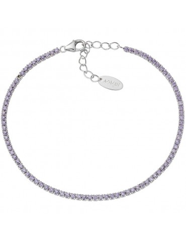 Amen | Tennis Mania | Bracciale tennis in argento 925‰ con zirconi bianchi | BT1BLI17