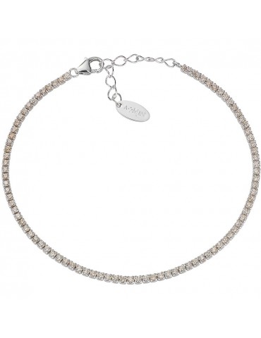 Amen | Tennis Mania | Bracciale tennis in argento 925‰ con zirconi champagne | BT1BCH17