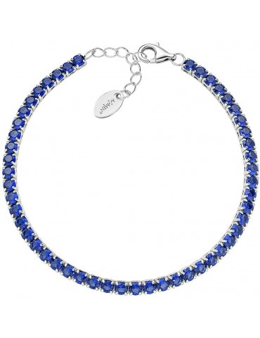 Amen | Tennis Mania | Bracciale tennis in argento 925‰ con zirconi blu | BT3BBL17