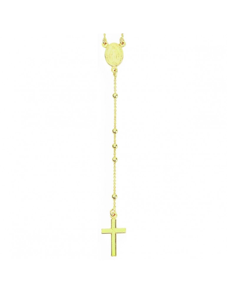 AMEN | Rosarium | Collana rosario in argento 925‰ dorato | CRO25G