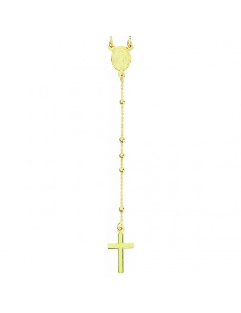 AMEN | Rosarium | Collana rosario in argento 925‰ dorato | CRO25G