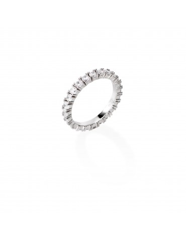 Amen | Lady Diamonds | Anello in argento 925‰ con zirconi bianchi | RBB