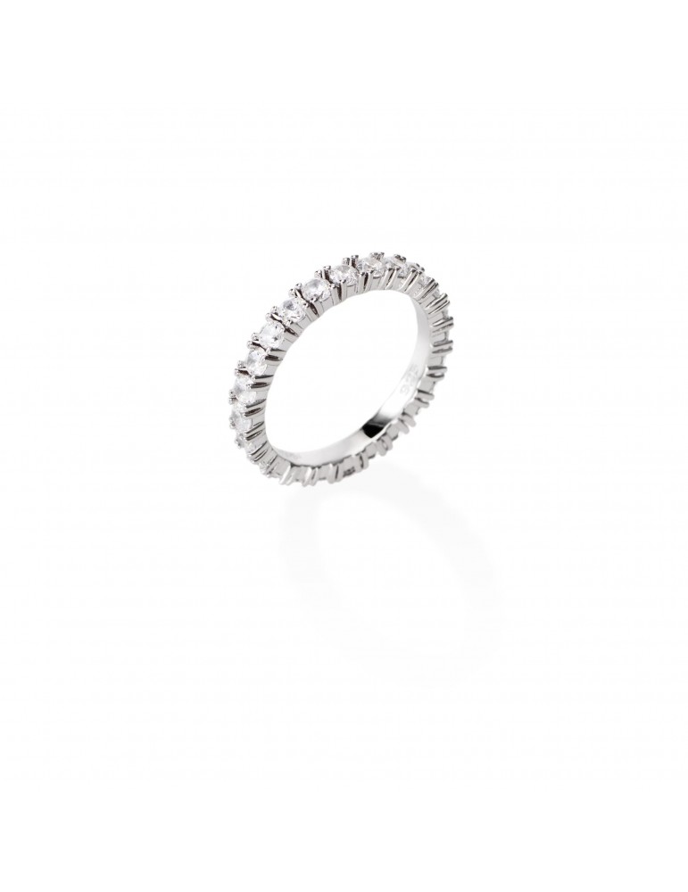 Amen | Lady Diamonds | Anello in argento 925‰ con zirconi bianchi | RBB