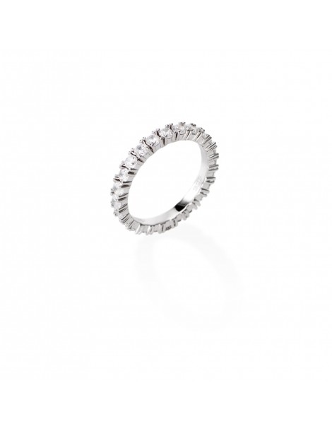 Amen | Lady Diamonds | Anello in argento 925‰ con zirconi bianchi | RBB