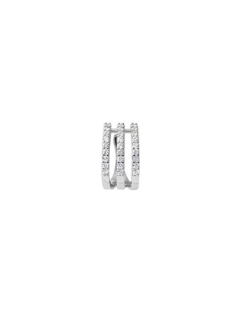 Stroili | Romantic Shine | Ear cuff in acciaio con zirconi bianchi | 1683808