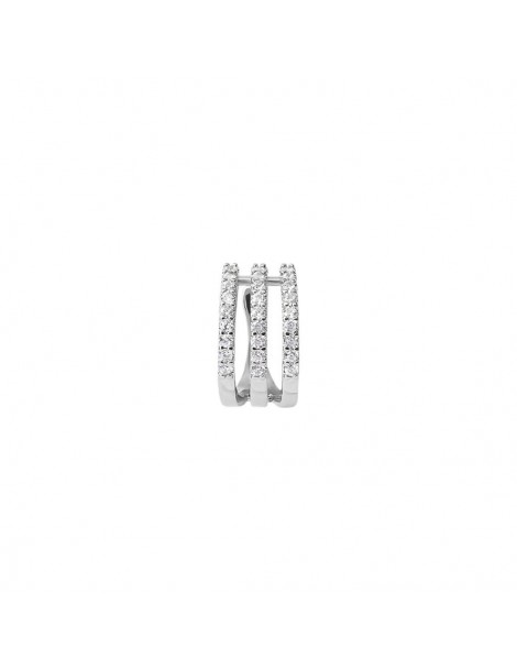 Stroili | Romantic Shine | Ear cuff in acciaio con zirconi bianchi | 1683808