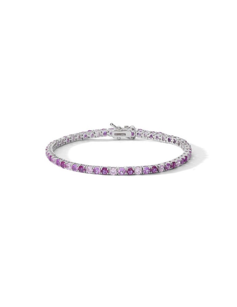 Comete gioielli | Farfalle | Bracciale In Argento 925% con zirconi degradè rubino e rosa | BRA 268