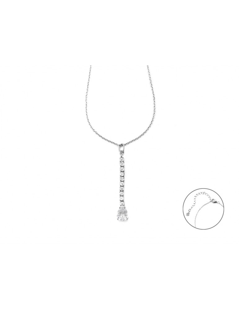 4US Paciotti | Collana in argento 925‰ con zirconi bianchi | 4UCL7199W