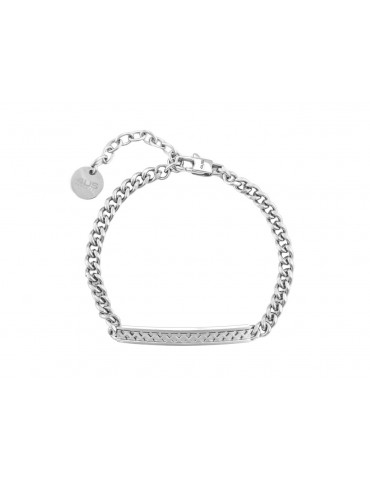 4US Paciotti | Bracciale in acciaio con targa | 4UBR6963