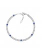 Amen | Tennis Mania | Bracciale tennis in argento 925‰ con zirconi bianchi e blu | BT3B7BBL17